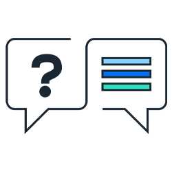 Question and response pictogram